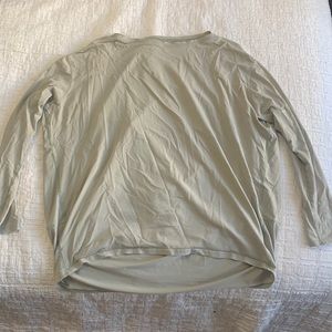 Lululemon long sleeve sage top